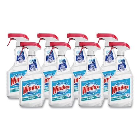 Windex Cleaners & Detergents, Spray Bottle, Fresh Clean, 8 PK 312620